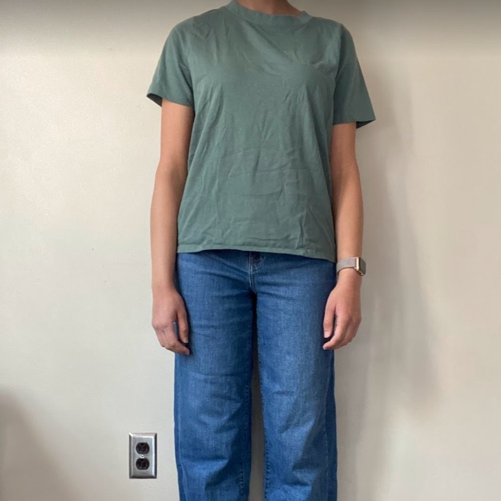 Madewell Oversized Green T-shirt